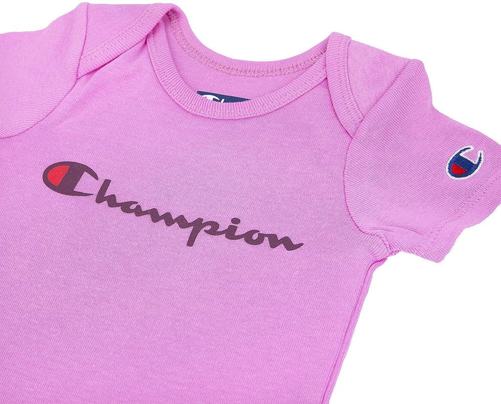 Champion Infant 3-Piece Box Set Includes Body Suit, bib or hat and Booties