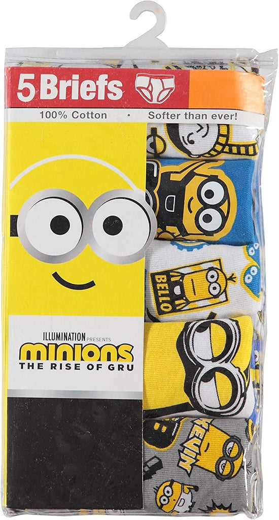 Despicable Me boys Minions Multipacks Briefs, Minions 5pk Boys, 6 US