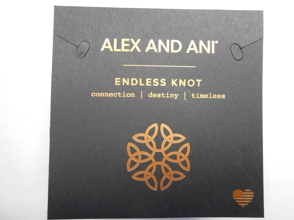 Alex and Ani Endless Knot III Expandable Wire Bracelet Rafaelian Silver NWTBC