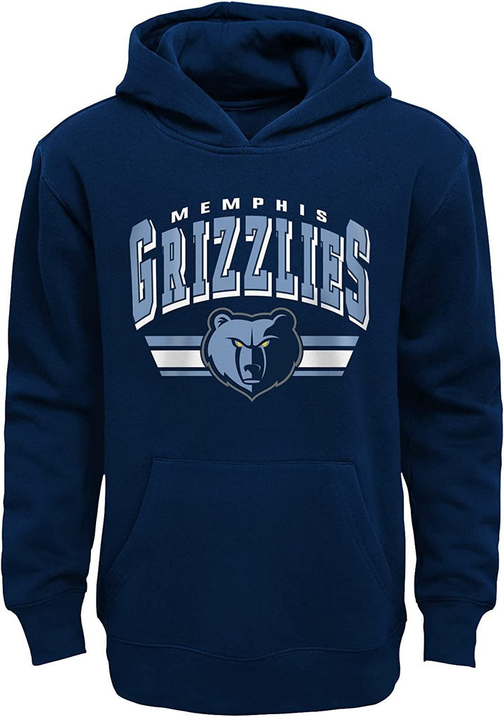 Outerstuff NBA Youth Boys (8-20) MVP Pullover Hoodie, Memphis Grizzlies, Medium (10-12)