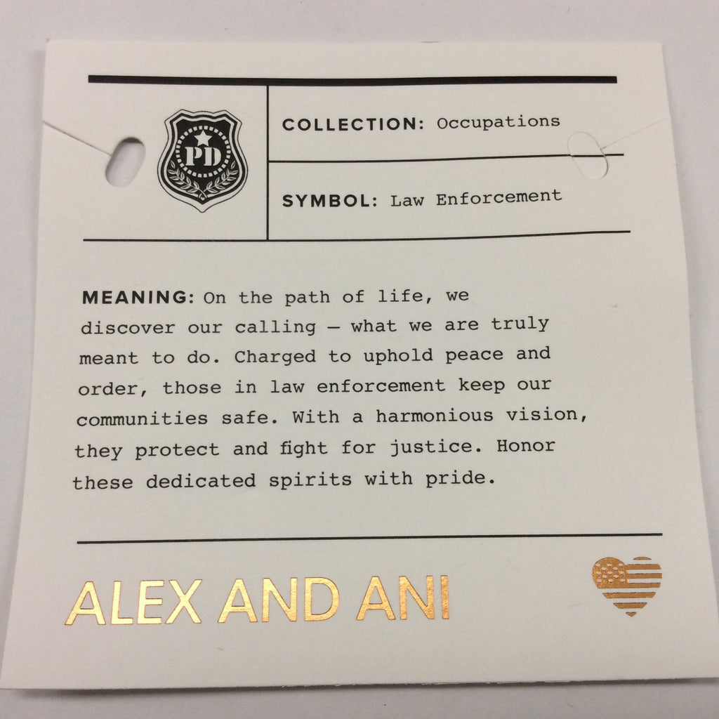 Alex and Ani Womens Law Enforcement Bangle