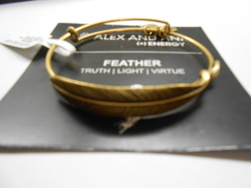 Alex and Ani Women's Quill Feather Bangle