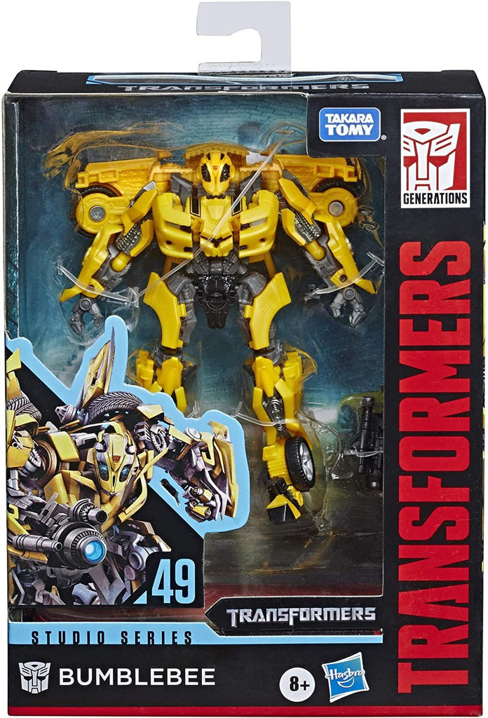 Transformers Toys Studio Series 49 Deluxe Class Movie 1 Bumblebee Action Figure - Kids Ages 8 & Up, 4.5" (Amazon Exclusive)