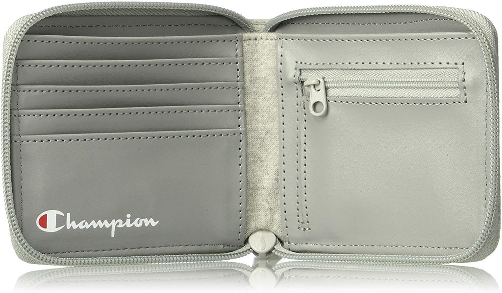 Champion Men's Reverse Weave Zip BIFOLD Wallet