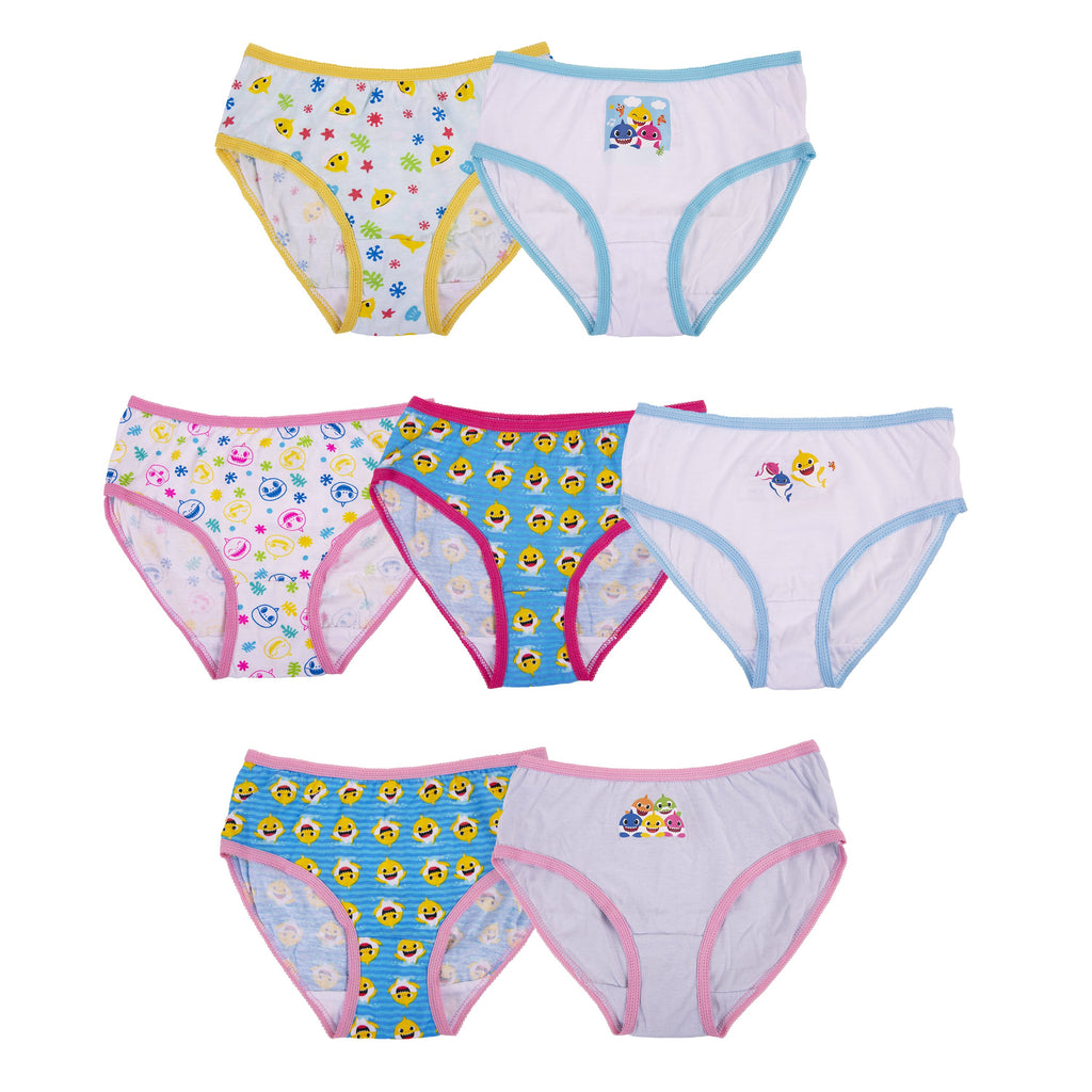 Baby Shark Big Girls Underwear Multipacks