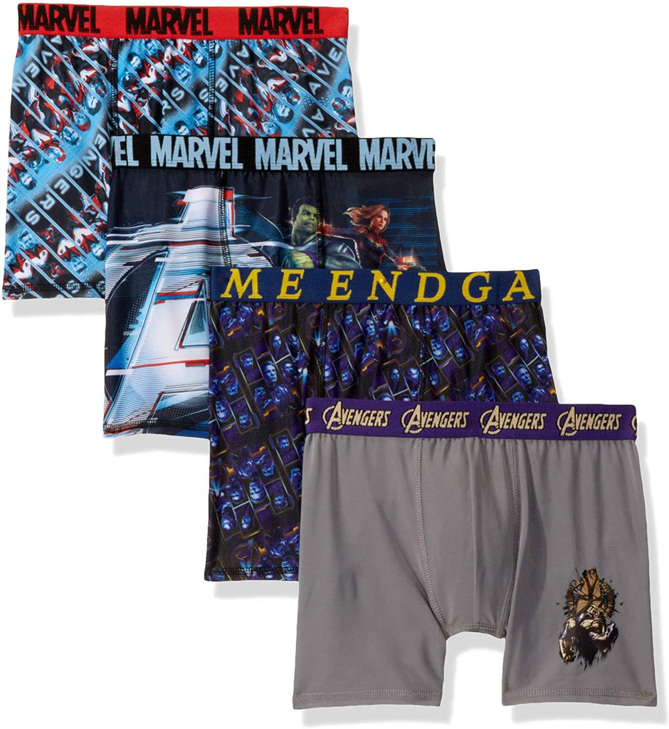 Marvel Boys' Big Avengers Athletic Boxer Brief , Assorted