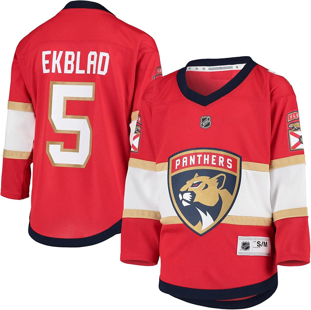 Aaron Ekblad Florida Panthers Red Youth 8-20 Home Replica Jersey