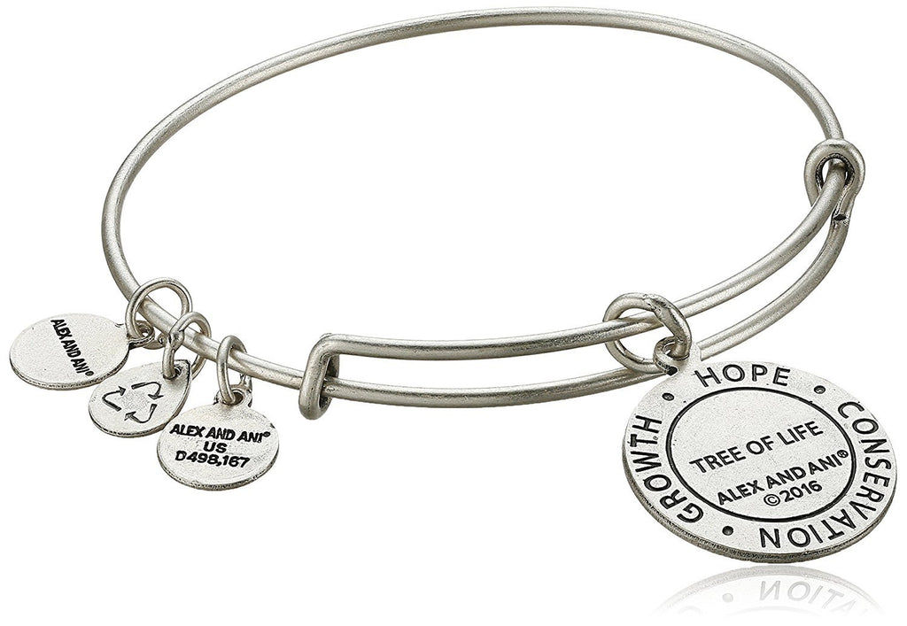 Alex and Ani Tree of Life III Expandable Rafaelian Bangle Bracelet