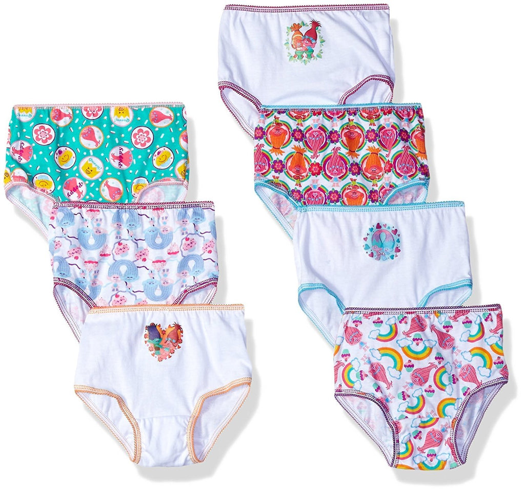 DreamWorks Trolls 7 Pack Toddler Girls Underwear