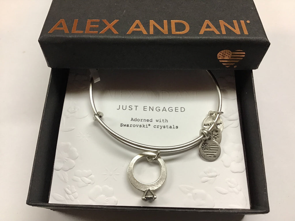 Alex and Ani Women's Just Engaged Bangle Bracelet