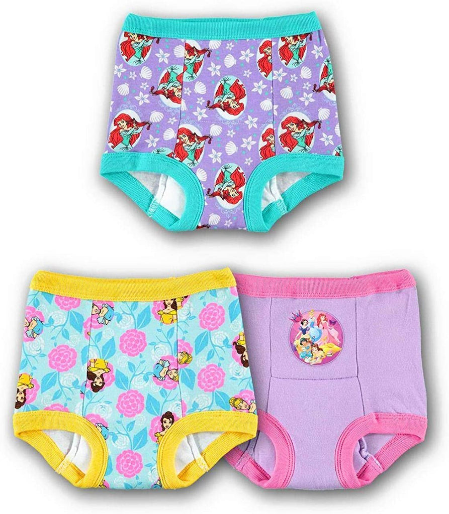 Disney Princess Toddler Girls' 3-Pack Training Pants (Size 3T)