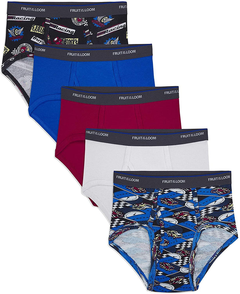 FRUIT OF THE LOOM Boys_ Fashion Brief (Pack of 5)