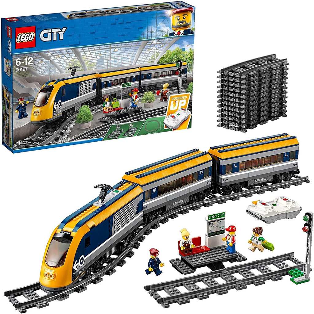 LEGO City Passenger Rc Train Toy, Construction Track Set for Kids