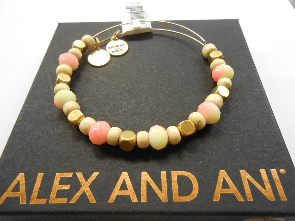 Alex And Ani Sorbet Mango Expandable Bangle Bracelet Rafaelian Gold