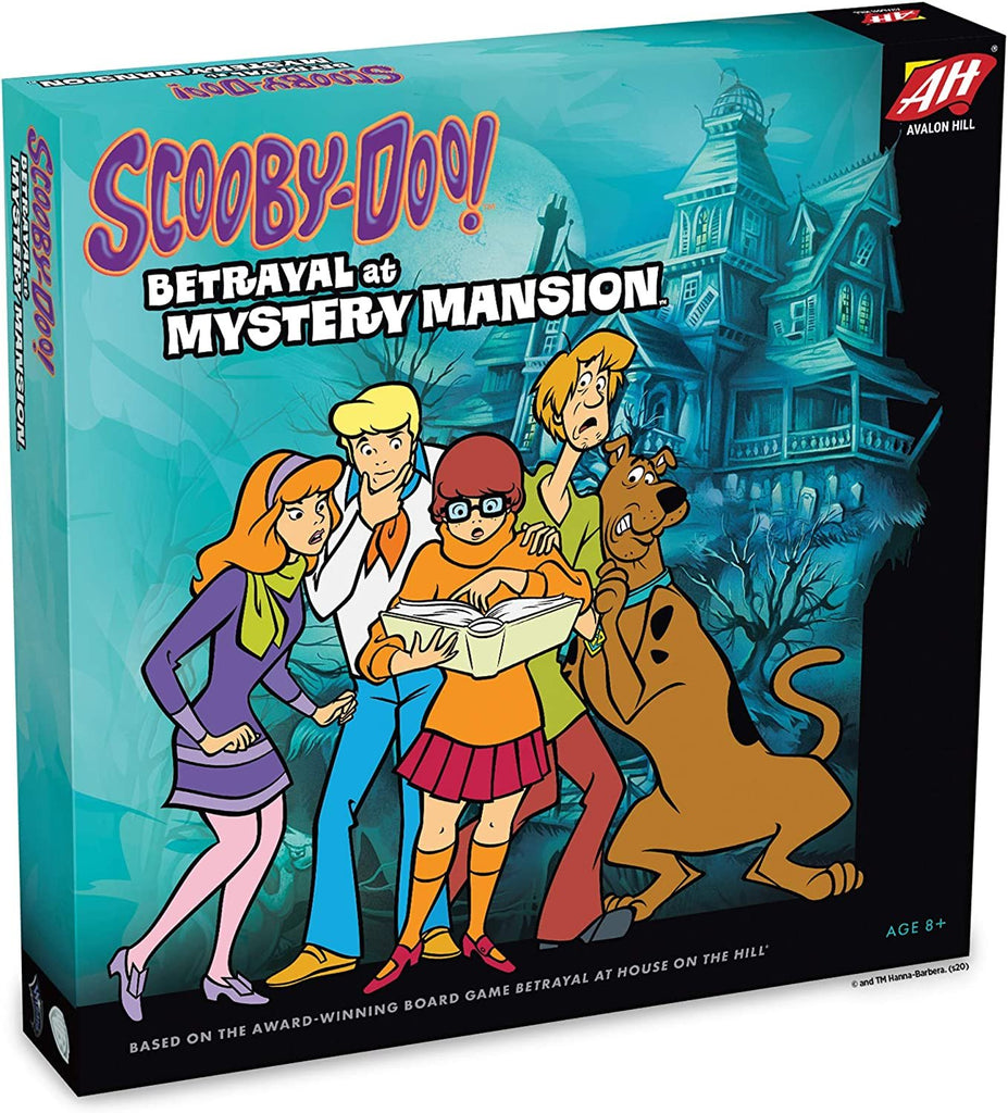 Avalon Hill Scooby Doo in Betrayal at Mystery Mansion | Official Scooby Doo + Betrayal at House on The Hill Board Game | Ages 8+ Black