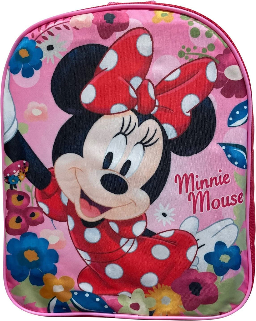 Minnie Mouse Toddler Girl 12 Inch Mini Backpack (Red-Pink)