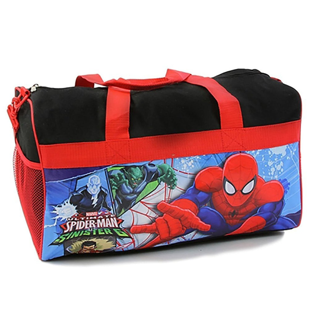 Boy's Spiderman 18" Duffel Bag. Marvel Kids Overnight/Duffel Bag.