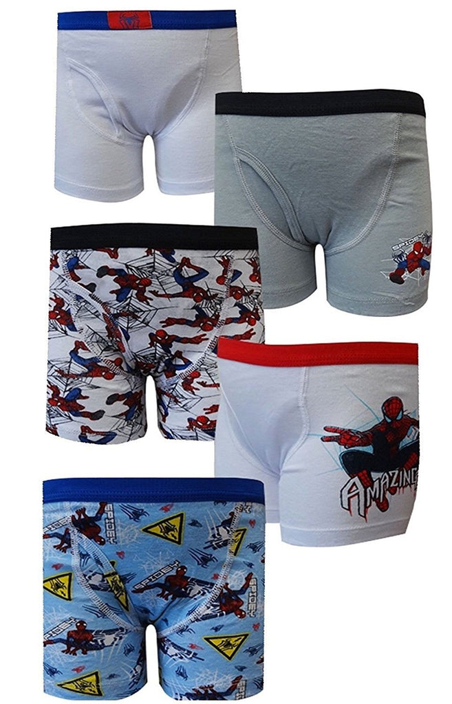 Marvel Comics Amazing Spiderman 5 Pack Boys Boxer Briefs for boys (6)