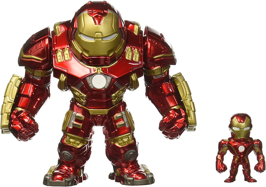 Marvel Avengers: Age of Ultron - 6" Hulkbuster & 2" Iron Man (M132) Metals Die-Cast Collectible Toy Figure, Red