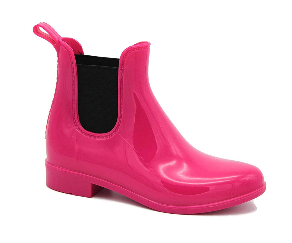 Storm Kidz Girls Booties Rainboots - Chelsea Boots Kids Little Kid/Big Kid Waterproof with Handle