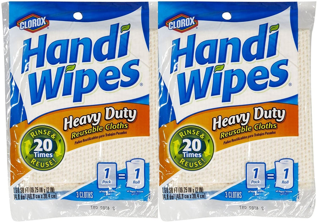 Handi Wipes Heavy Duty Reusable Cloths, Color May Vary