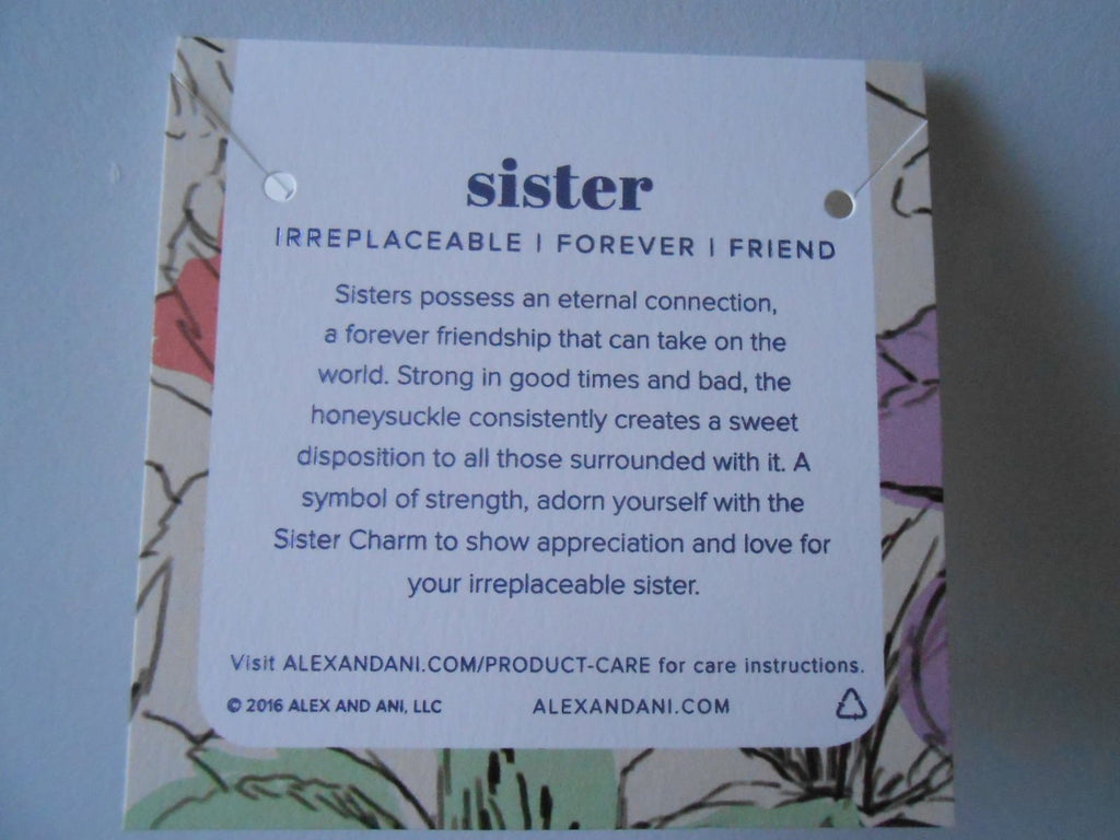 Alex and Ani Because I Love You, Sister II Expandable Bangle Bracelet