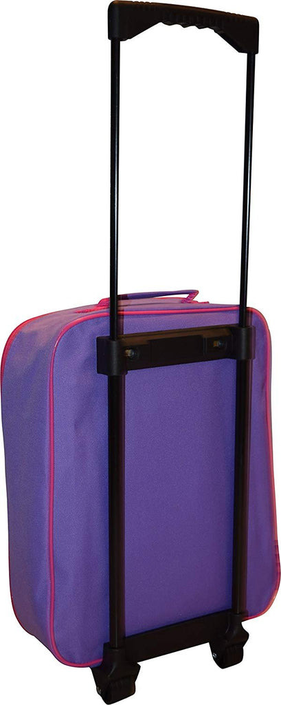 Nickelodeon Shimmer And Shine Girl's 15" Collapsible Wheeled Pilot Case - Rolling Luggage