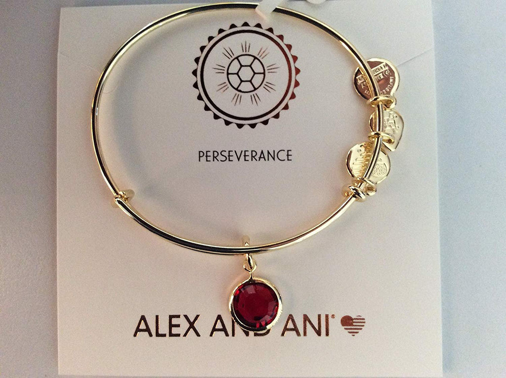 Alex and Ani January Color Code Shiny Gold NWTBC