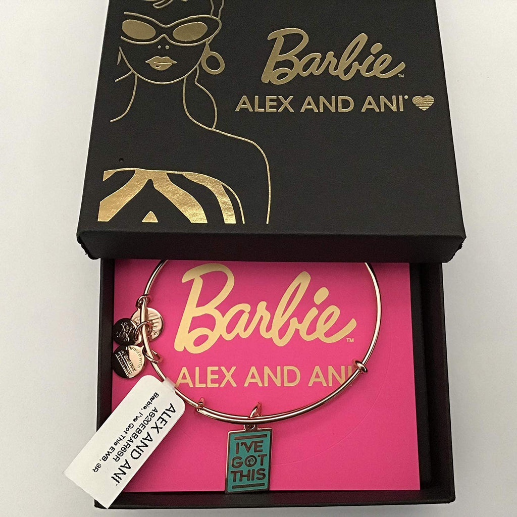 Alex and Ani Barbie Charm Bangle Bracelet