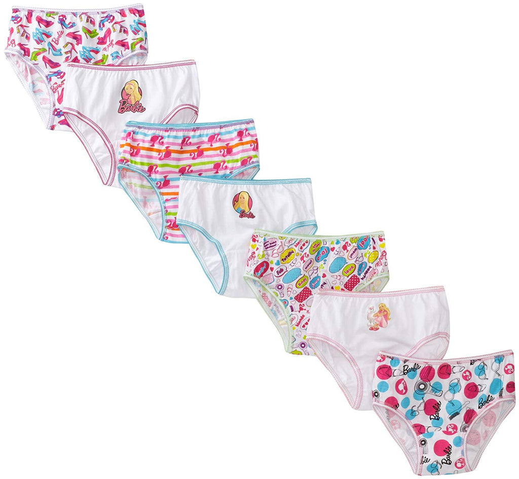 Handcraft Little Girls' Barbie Underwear Set (Pack of 7)