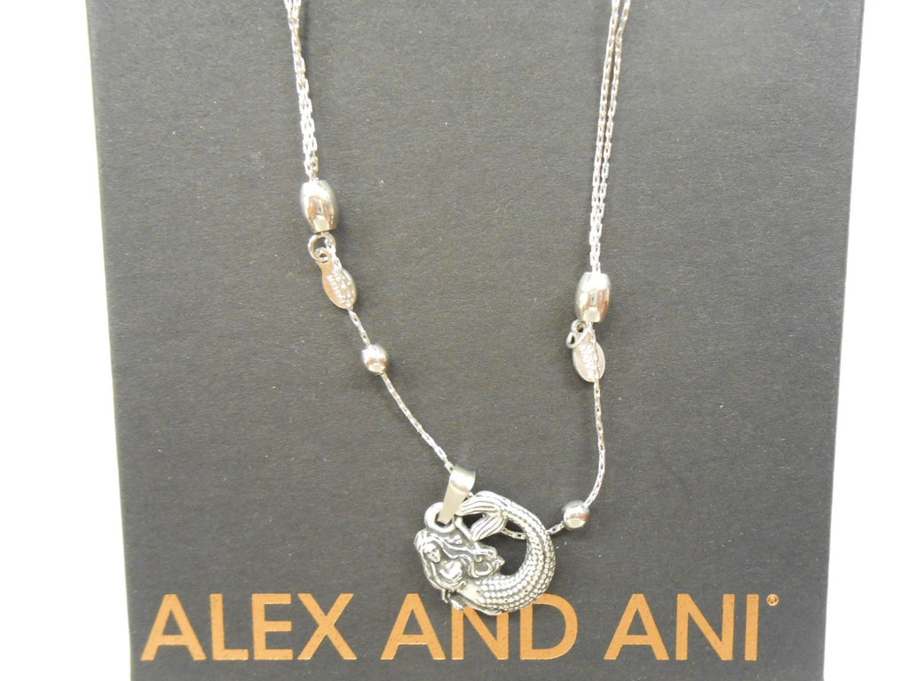 Alex and Ani Womens Seaside Mermaid II Expandable Necklace