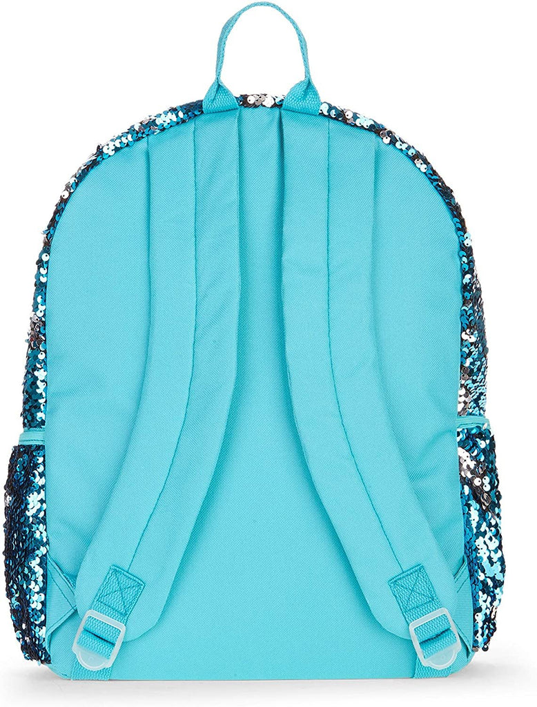 Nations 2 Way Reversible Sequin Backpack Turquoise