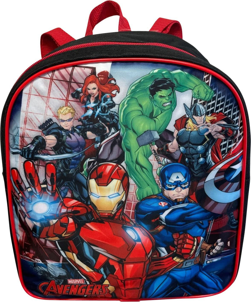 Avengers Toddle Boy 12 Inch Mini Backpack (Black-Red)