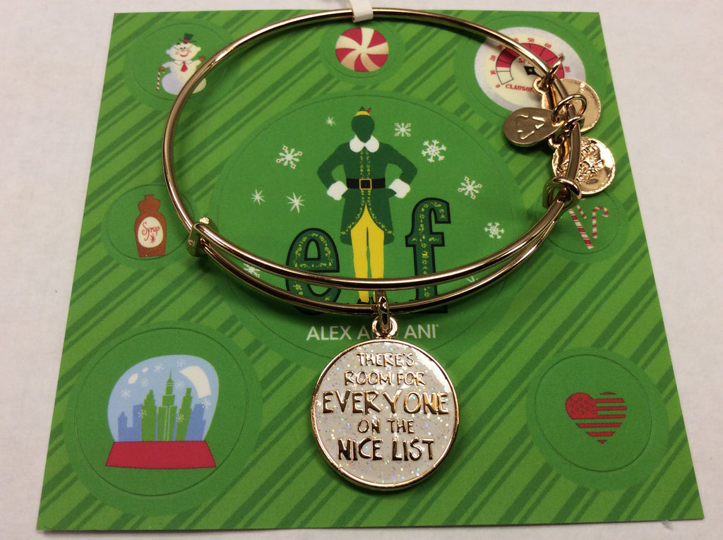 Alex and Ani Womens Elf - There's Room Everyone On The Nice List Bangle