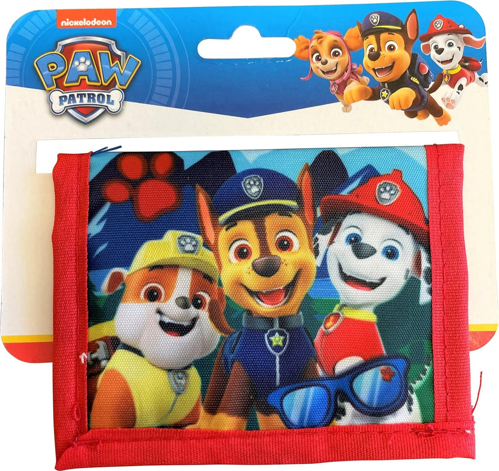 Ruz Paw Patrol Little Boy Bifold Wallet With Zippered Pocket