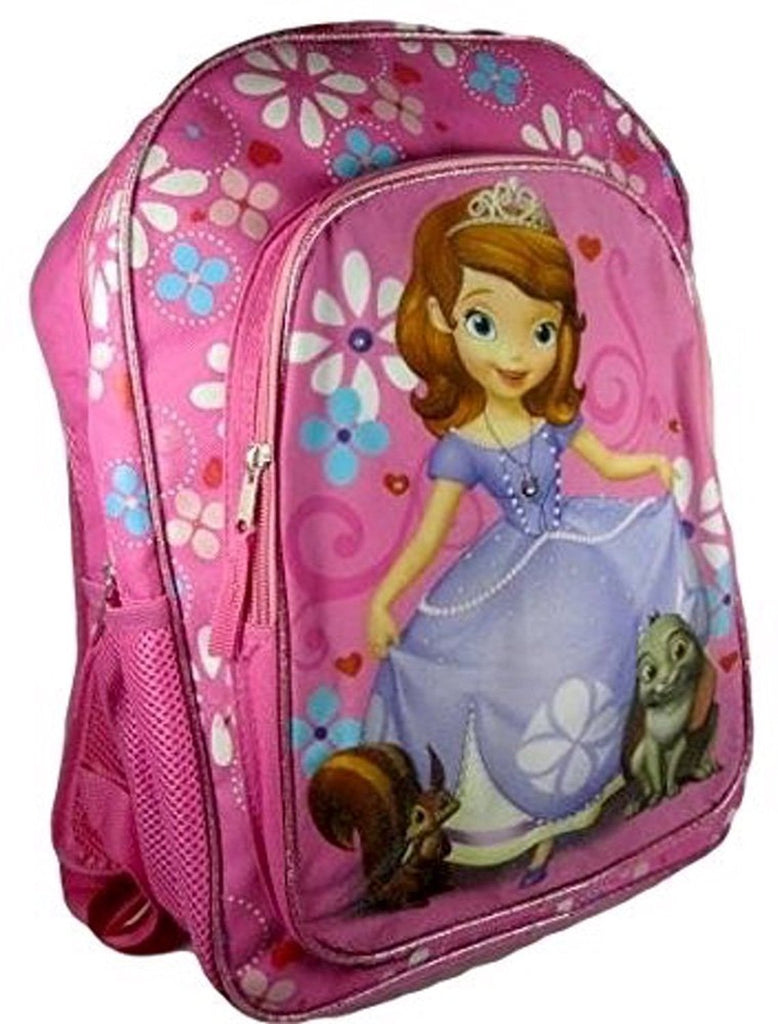 Disney Girls' Sofia the First Backpack with Super Lights