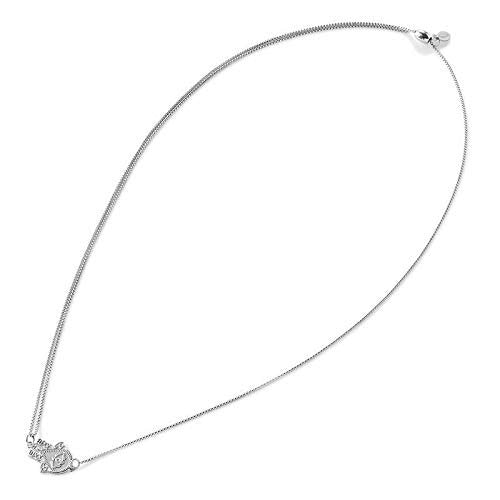 Alex and Ani Womens Hand of Fatima Pull Chain Necklace - Precious Metal