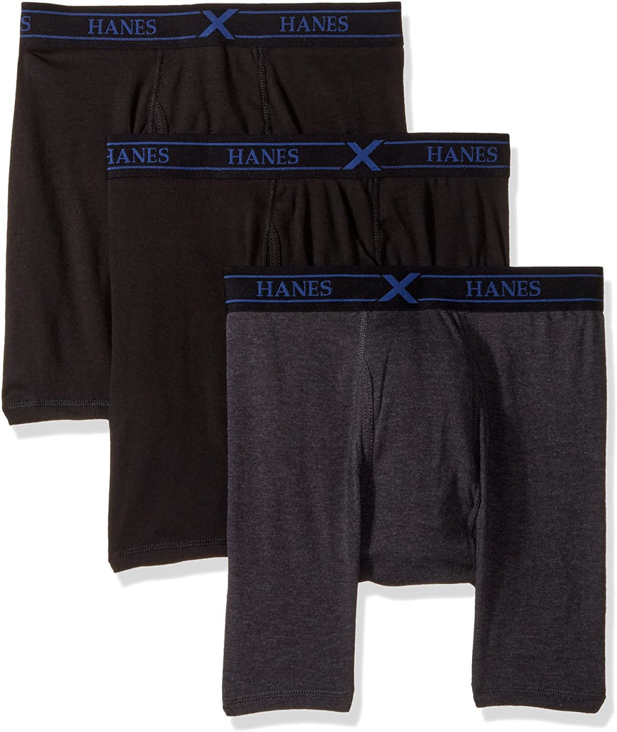 Hanes Ultimate Men's 3-Pack X-Temp Comfort Short Leg Boxer Briefs