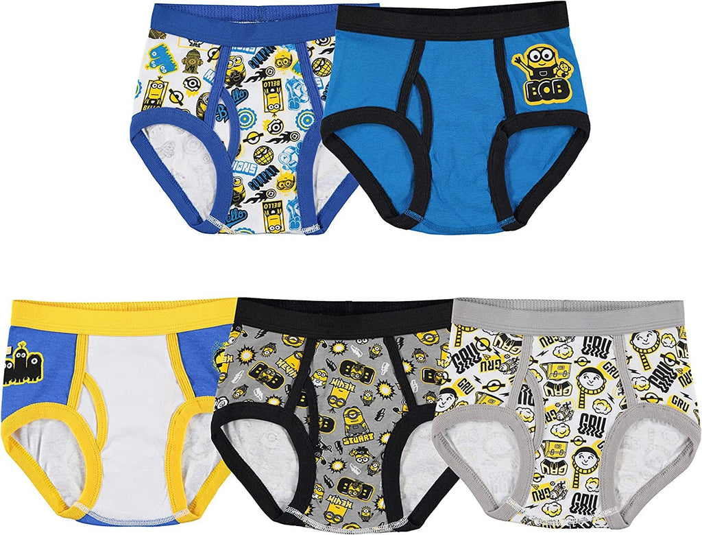 Despicable Me boys Minions Multipacks Briefs, Minions 5pk Boys, 6 US