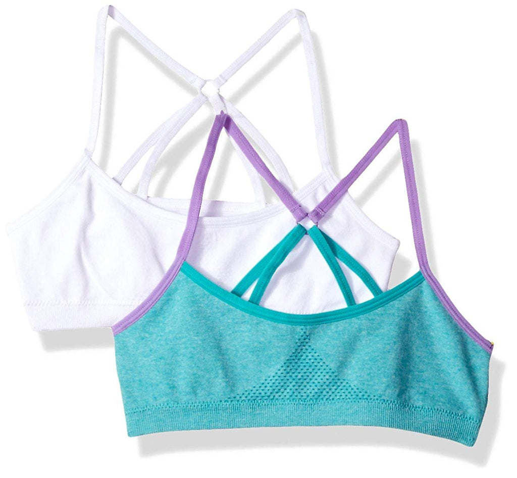 Hanes Girls' Big ComfortFlex Seamless Racerback Bra 2-Pack