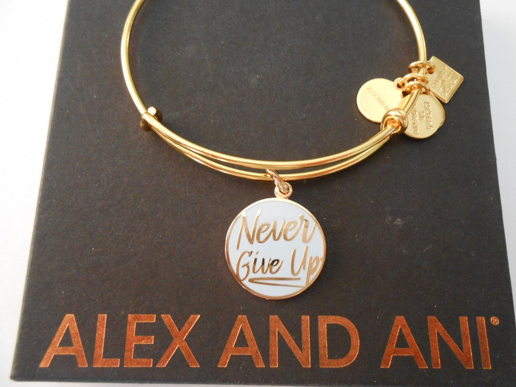 Alex and Ani Womens Charity by Design Never Give Up Bangle