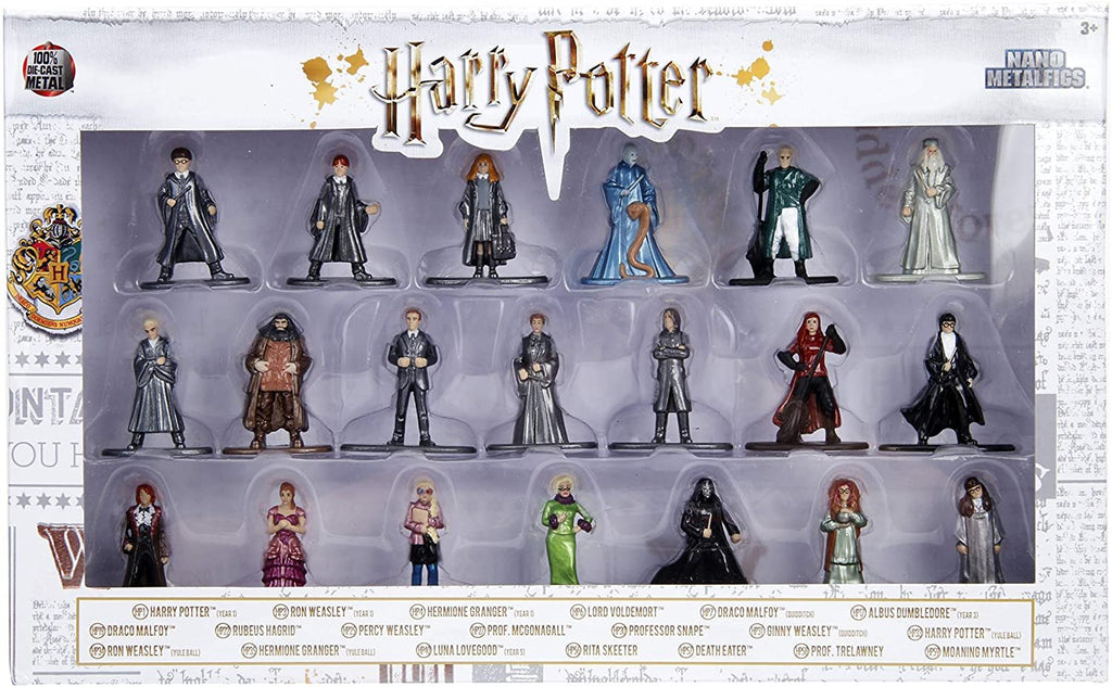 Harry Potter 1.65" Die-cast Metal Collectible Figures 20-Pack Wave 3, Toys for Kids and Adults