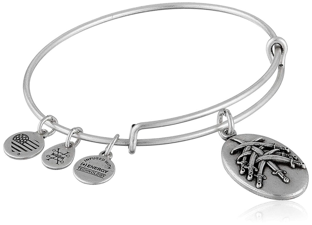 Alex and Ani Seven Swords III Expandable Rafaelian Bangle Bracelet