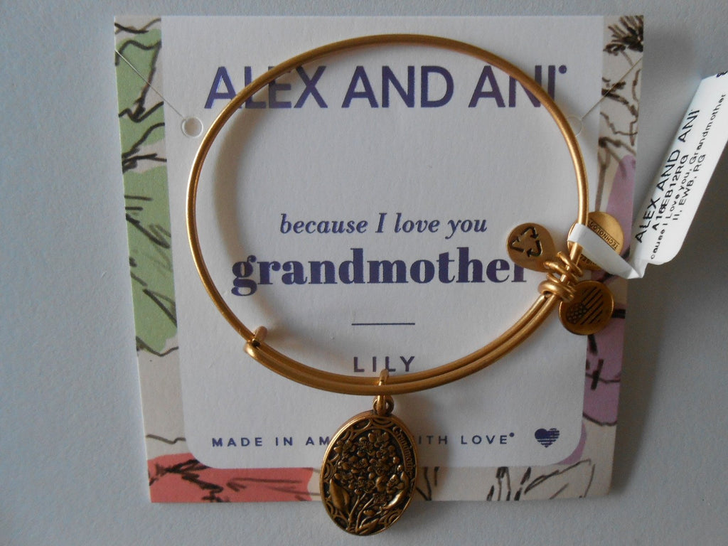 Alex and Ani Because I Love You, Grandmother II Expandable Bangle Bracelet