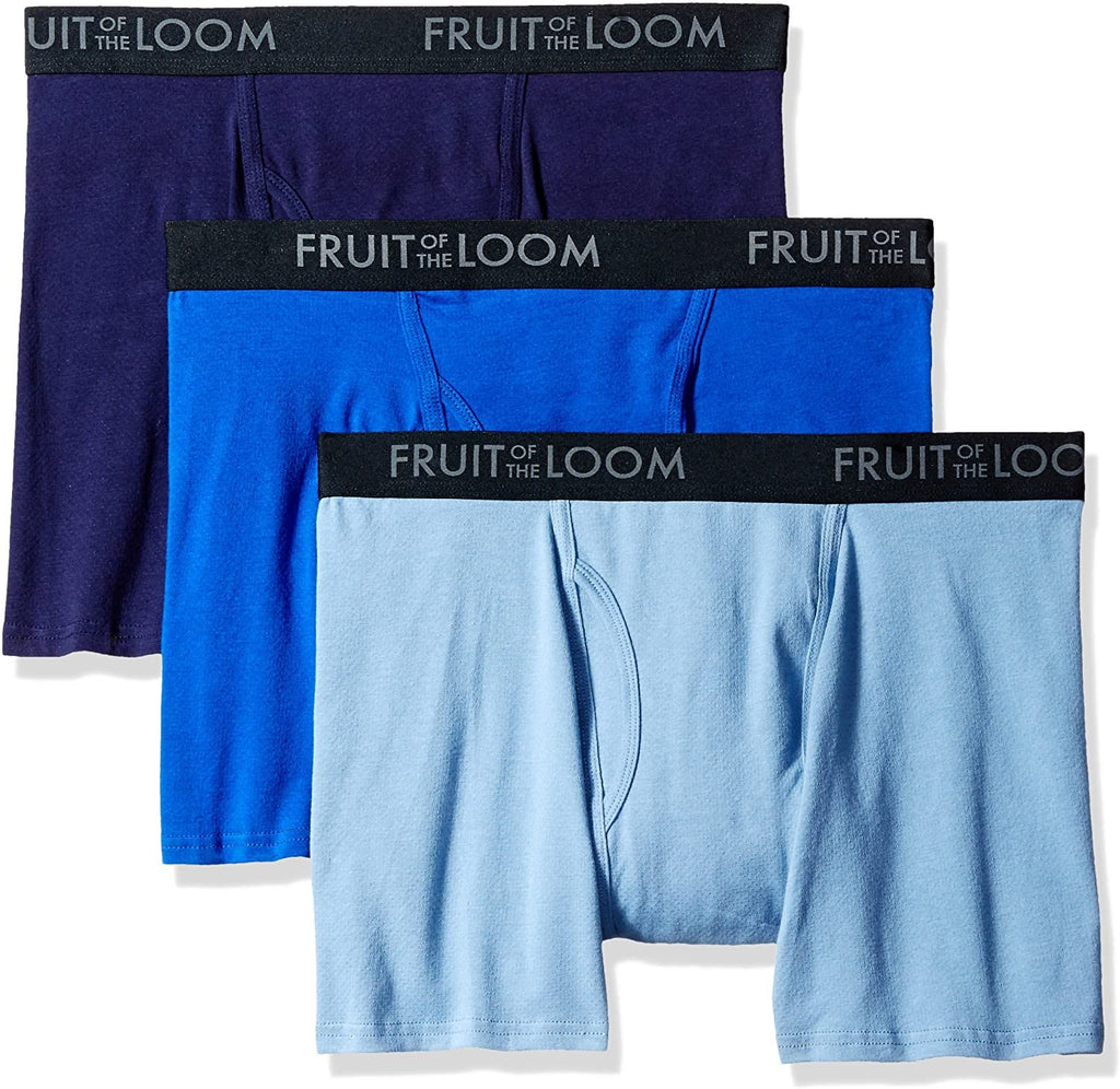 Fruit of the Loom Men's 3 Pack Breathable Boxer Briefs 2XL