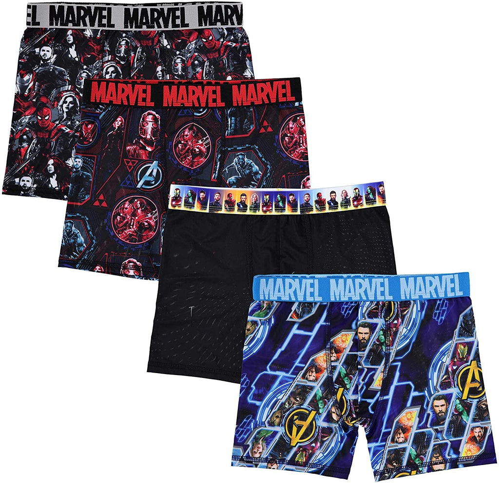 Marvel Boys' Big Avengers Athletic Boxer Brief , Assorted