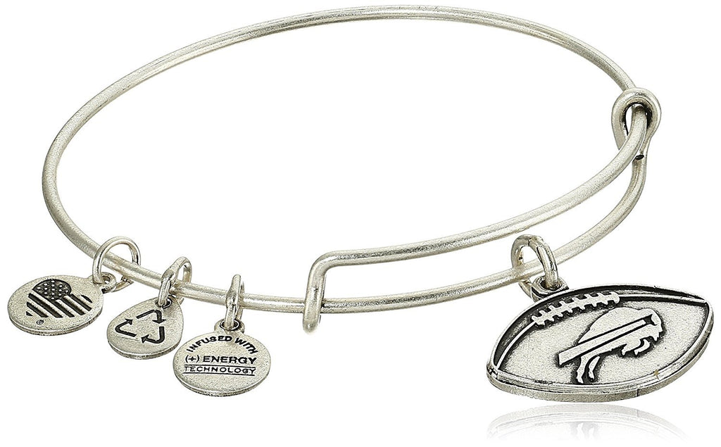 Alex and Ani Buffalo Bills Football Expandable Bangle Bracelet