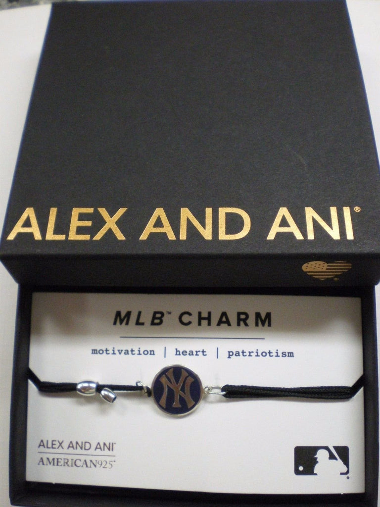 Alex and Ani Womens New York Yankees Kindred Cord Bracelet