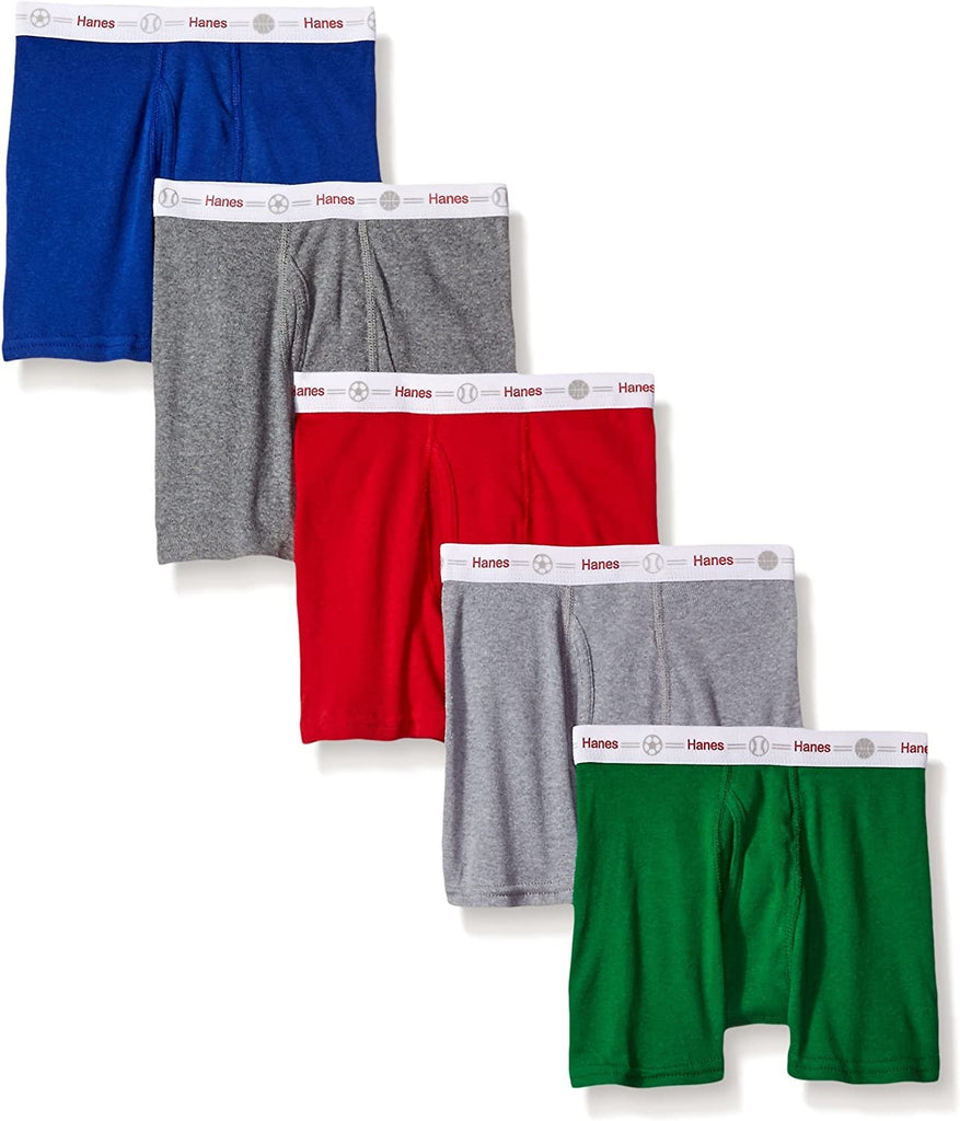 Hanes Boys' Toddler 5-Pack Boxer Brief