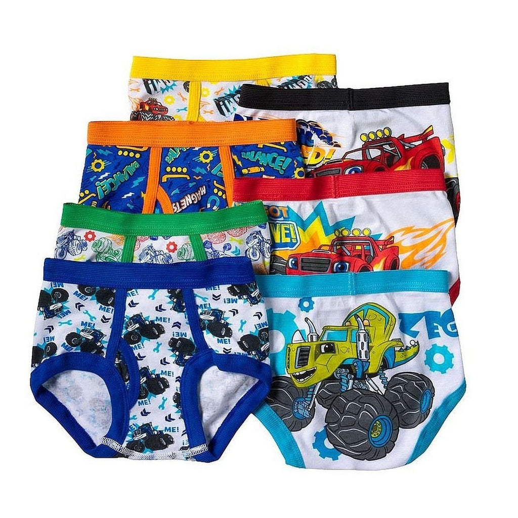 Blaze and the Monster Machines Toddler Boys 7 Pack Underwear Briefs